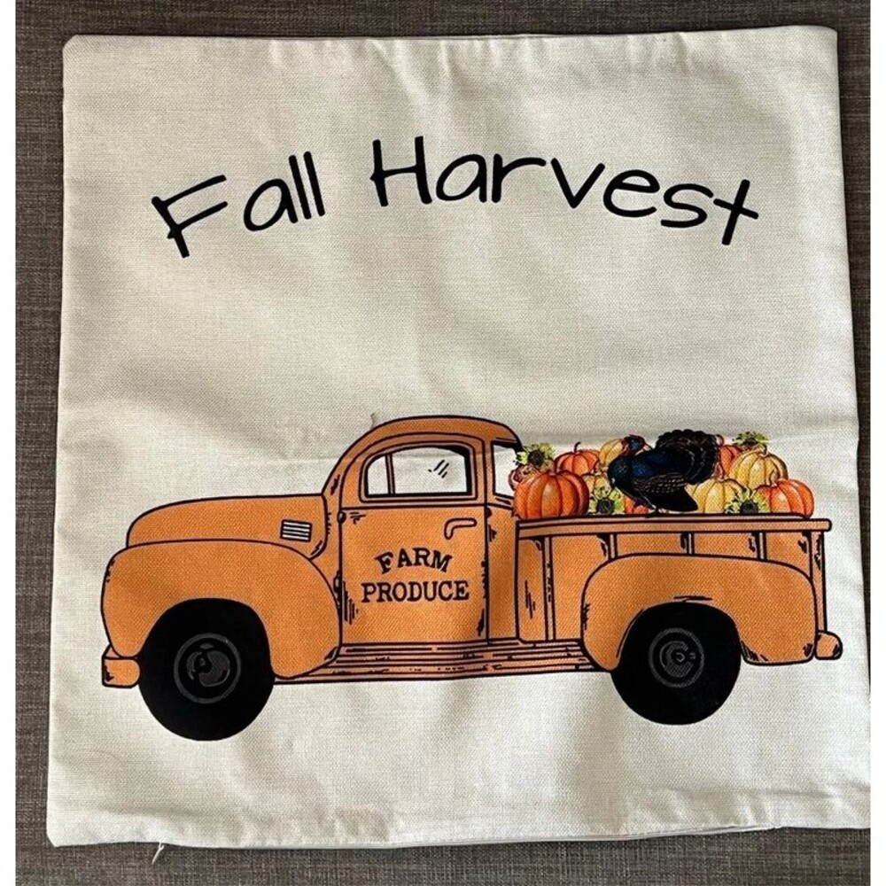Fall Harvest pillow cover 18x18